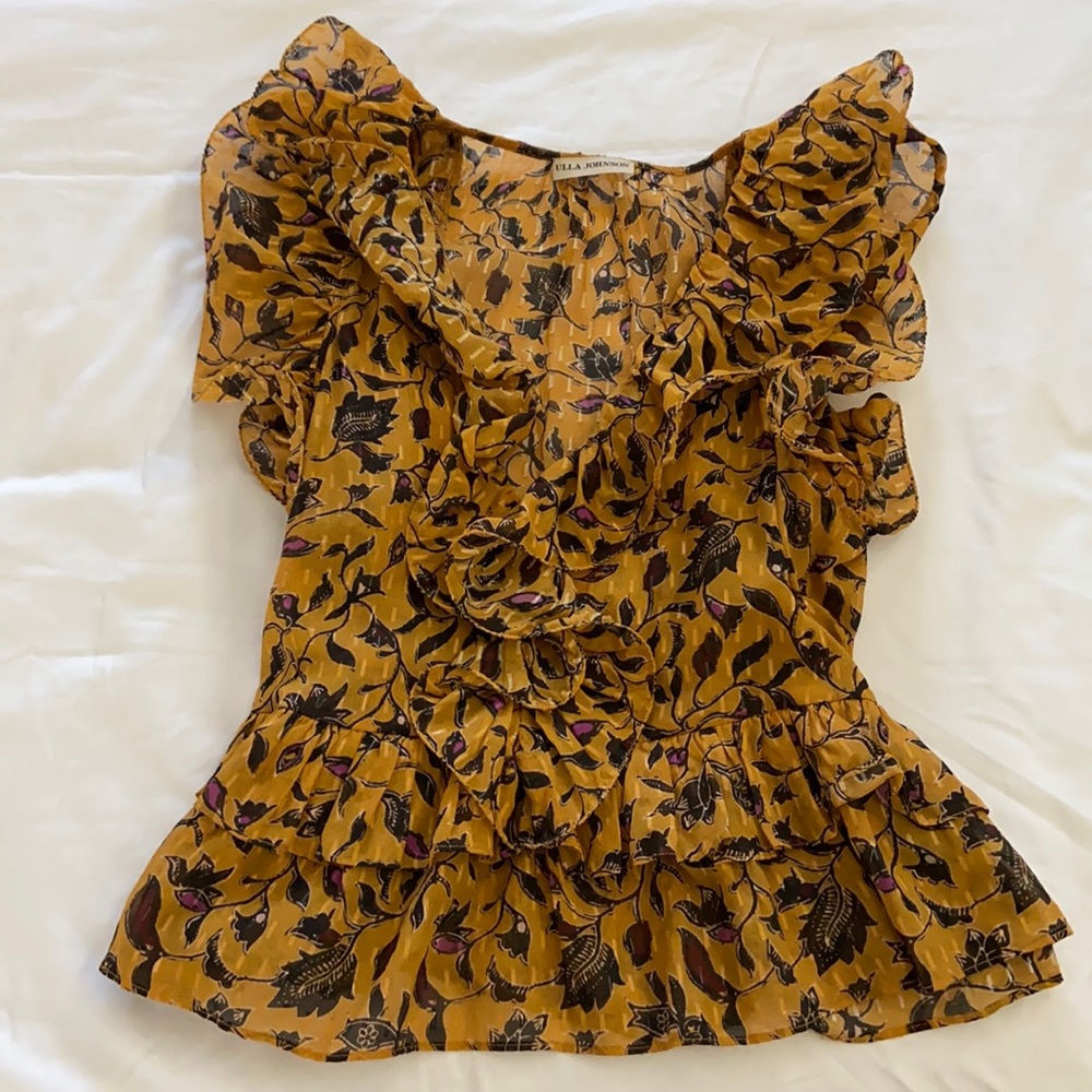 Ulla Johnson Floral Print Top